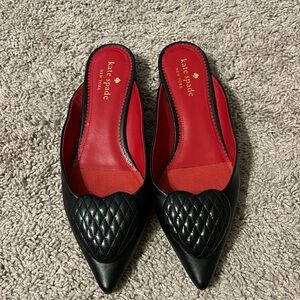Kate Spade Malena Heart mules/flats